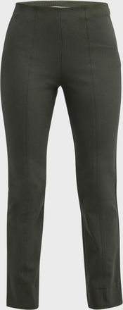 Vince High-Waist Stitched-Front Leggings