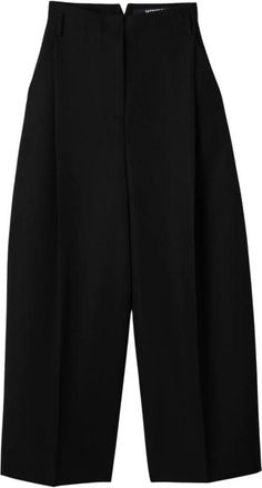 Jacquemus Le Pantalon Miami - Dames - Vrijetijds broeken - Zwart - XS - Katoen - Broeken