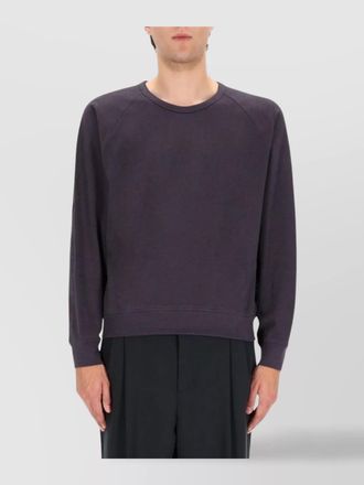 Christophe Lemaire raglan sleeve knit sweater with ribbed hem