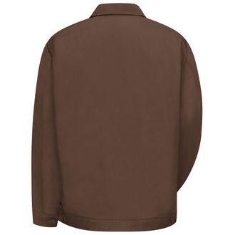 Red Kap Mens Slash Pocket Quilt-Lined Jacket, Brown, L