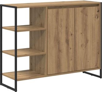 vidaXL Side Cabinet Artisian Oak 96.5 x 30 x 75 cm Engineered Wood vidaXL