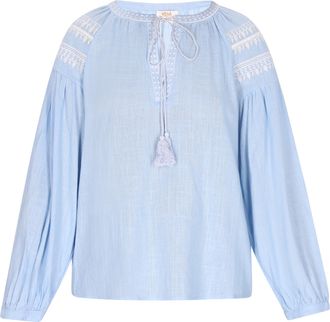 Usha Blouse Dames lichtblauw