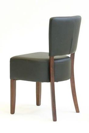 Netfurniture Tompy Black Padded Dining Chair