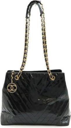 Chanel Pre-owned Shoulder Bags, female, Black, Size: ONE SIZE Pre-owned Leather chanel-bags