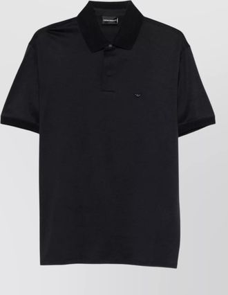 Emporio Armani cotton polo shirt collar short sleeves