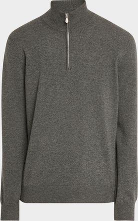 Brunello Cucinelli Men & apos;s Cashmere Quarter-Zip Sweater