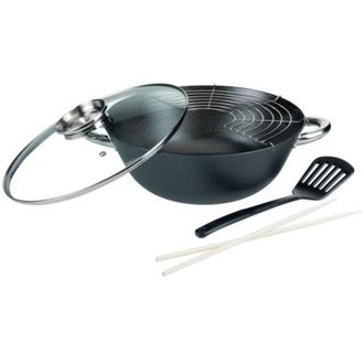 GSW Padella Wok GSW Acciaio Acciaio forgiato &Oslash; 32 cm 4 Pezzi