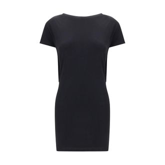 Jacquemus Black Viscose Cocktail Womens Dress