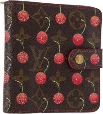 Louis Vuitton Pre-owned Wallets, female, Brown, Size: ONE SIZE Pre-owned Canvas Wallet