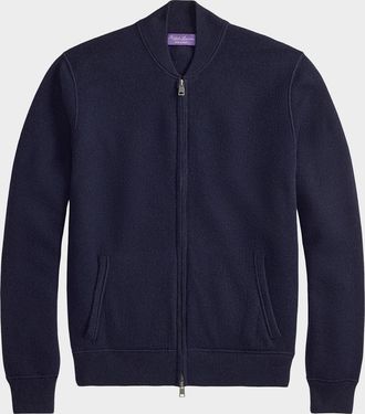 Ralph Lauren Purple Label Cashmere Full-Zip Sweater