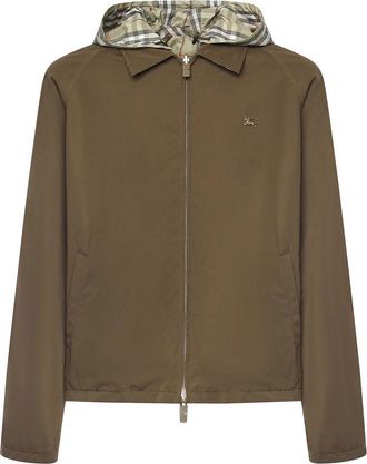 Burberry Reversible Check Cotton Jacket