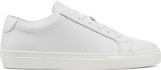 Simons Mens Minimalist leather court sneakers Men