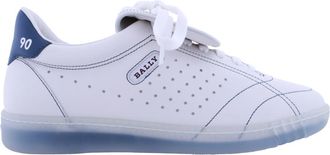 Bally Weldy Low-Top Leather Sneakers, Brand Size 38 ( US Size 7.5 )