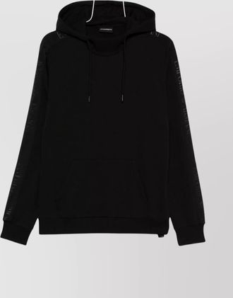 Emporio Armani hooded sweatshirt kangaroo pocket