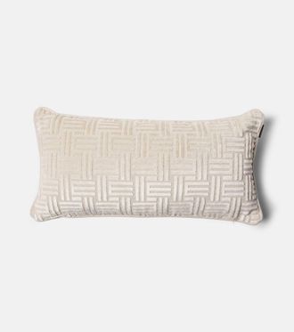 Etro Flag monogram corduroy cushion