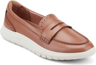 Easy Spirit Ryla Penny Loafer in Brown at Nordstrom, Size 5