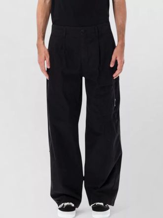 C.P. Company cotton pleated cargo shorts