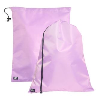 Lands End Travel Laundry Bags 2-Pack, Polyester Canvas Dirty Clothes Travel Bag with Drawstring in Lilac at Nordstrom