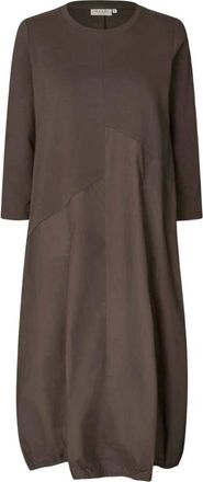 Masai Kleedjes, Dames, Bruin, 2Xl, Midi Jurken