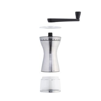 Zassenhaus Manaos Manual Hand Crank Coffee Mill and Grinder, Stainless Steel, 2.5-Ounce