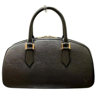 Louis Vuitton Pre-owned Handbags, female, Black, Size: ONE SIZE Pre-owned Vintage Leather Handbag