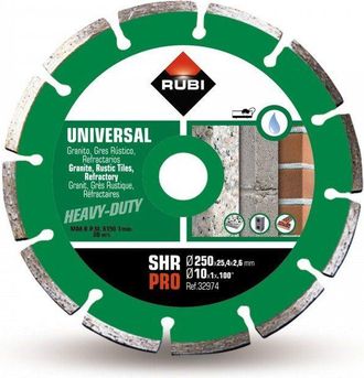 Rubi 32974 Shr-250 Pro Disco Diamante General Obra Segmentado - Ref: 32974