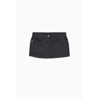 Patrizia Pepe Navy Blue Denim Womens Skirt