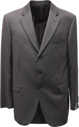 Pal Zileri Nadelstreifen wollen pak - Heren - Blazers - Grijs - 2XL - Wol - Jassen