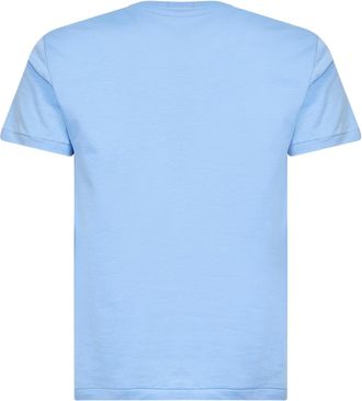 Polo Ralph Lauren Mens T-Shirt Polo Bear Austin Blue Light Cotton T-Shirts And Polos