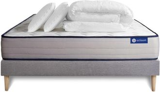 Actisom Pack Colch&oacute;n Gris Espuma Viscoel&aacute;stica 140 X 190