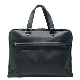 Louis Vuitton Ardoise Black Leather Briefcase (Pre-Owned)