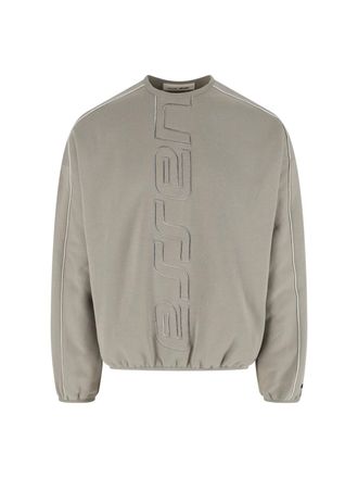 Fear of God Grey Relaxed Embossed Vertical Logo Sweatshirt