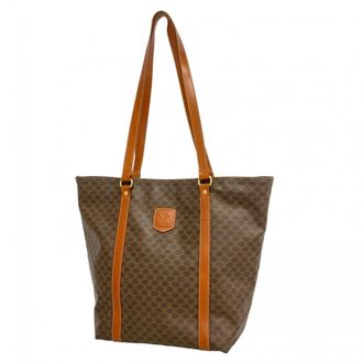 Celine Brown Pvc Tote Bag (Pre-Owned)