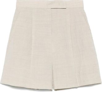 Max Mara Casual Shorts, female, Beige, Size: XS Short Shorts