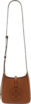 Tory Burch Tassen, Dames, Bruin, ONE Size, Leer, Miller Swing Shoulder Bag