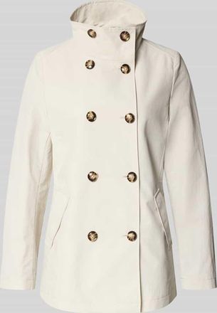 Christian Berg Regular Fit Jacke mit Stehkragen in Stein, Gr&ouml;&szlig;e 36