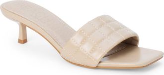 Matisse Footwear Rosana Kitten Heel Slide Sandal in Tan at Nordstrom, Size 10