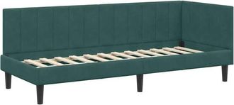 vidaXL Estructura De Cama En Esquina Verde Oscuro 80 Cm X 200 Cm Vidaxl