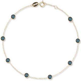 Ember Fine Jewelry 14K Gold Stone Station Bracelet in Gold/topaz at Nordstrom Rack