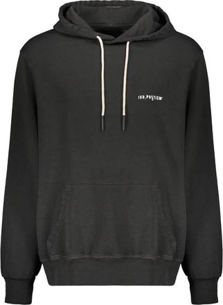 ISO.POETISM Cotton Hoodie - Heren - Hoodies - Zwart - S - Katoen - Hoodies & sweatvesten