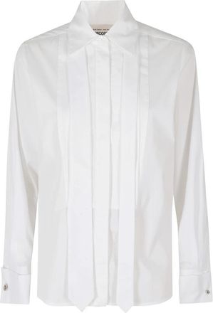 Semicouture Gracie Shirt - Dames - Overhemden - Wit - XS - Katoen - Overhemden