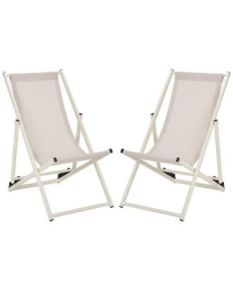 Safavieh Breslin Set Of 2 Sling Chairs