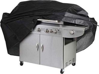 OEM Funda Para Barbacoa, Lona Protectora Para Barbacoa, Resistente A Los Rayos Uv, Al Agua Y A La Humedad, Con Bolsa De Almacenamiento, Color Negro, Para 