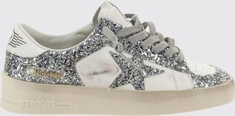 Golden Goose Sneakers Stardan in pelle glitter con effetto usurato