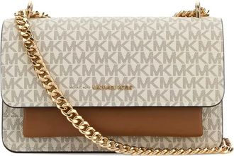 Michael Michael Kors Borsa a tracolla Clair con monogramma - Toni neutri