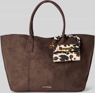 Steve Madden Handtasche mit Label-Detail Modell Bantonia in Dunkelbraun, Größe 1