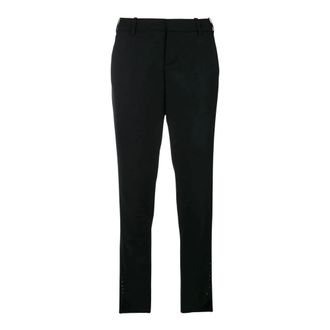 Zadig&Voltaire Pantalones de corte ajustado y talle alto - Trousers - Mujer - Negro - M