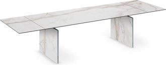Naos Ausziehbarer Designer Esstisch Convivium Calacatta