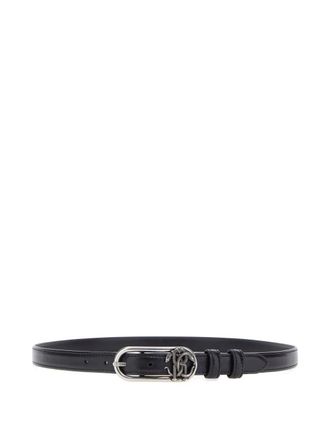 Roberto Cavalli Mirror Snake-plaque belt - men - Bos Taurus - 100 - Black