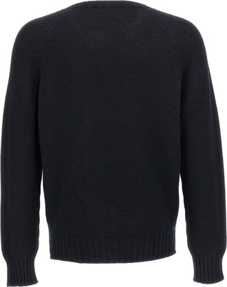 Maryya Wool Blend Crew-Neck Sweater - Black